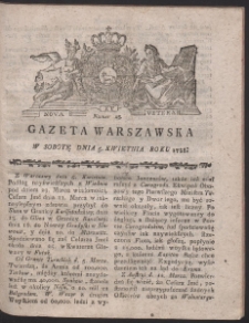 Gazeta Warszawska. R.1788 Nr 28