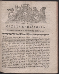 Gazeta Warszawska. R.1788 Nr 31