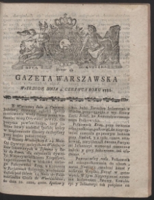Gazeta Warszawska. R.1788 Nr 45