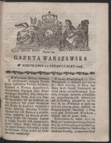 Gazeta Warszawska. R.1788 Nr 50