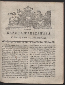 Gazeta Warszawska. R.1788 Nr 56