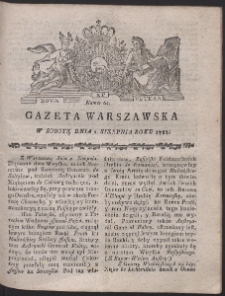 Gazeta Warszawska. R.1788 Nr 62