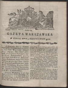Gazeta Warszawska. R.1788 Nr 64