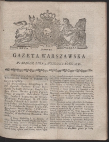 Gazeta Warszawska. R.1788 Nr 71