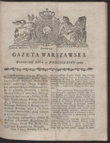 Gazeta Warszawska. R.1788 Nr 73