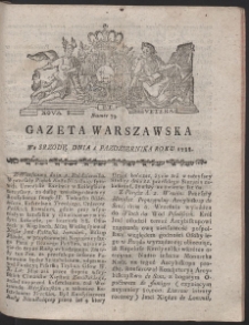 Gazeta Warszawska. R.1788 Nr 79
