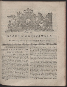 Gazeta Warszawska. R.1788 Nr 92