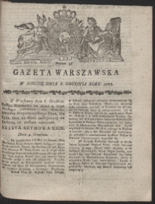 Gazeta Warszawska. R.1788 Nr 98