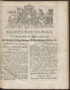Gazeta Warszawska. R.1789 Nr 25