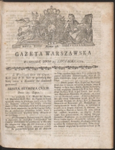 Gazeta Warszawska. R.1789 Nr 56