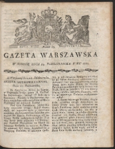 Gazeta Warszawska. R.1789 Nr 85