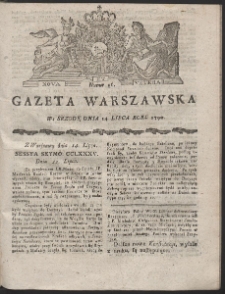 Gazeta Warszawska. R.1790 Nr 56