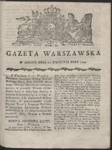 Gazeta Warszawska. R.1790 Nr 73