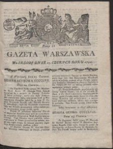 Gazeta Warszawska. R.1791 Nr 52