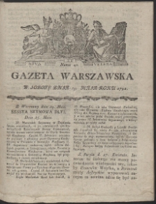Gazeta Warszawska. R.1792 Nr 40
