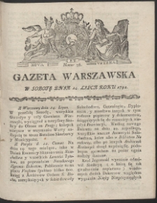Gazeta Warszawska. R.1792 Nr 56