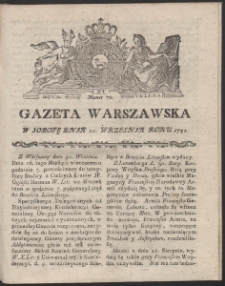 Gazeta Warszawska. R.1792 Nr 76