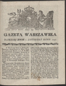 Gazeta Warszawska. R.1792 Nr 89