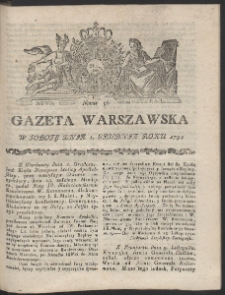 Gazeta Warszawska. R.1792 Nr 96