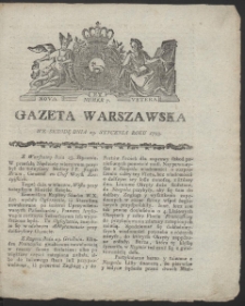 Gazeta Warszawska. R.1793 Nr 7