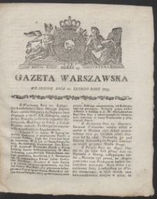 Gazeta Warszawska. R.1793 Nr 15