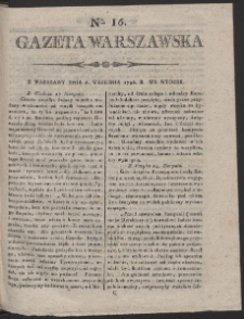 Gazeta Warszawska. R.1796 Nr 16