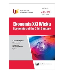 Spis treści [Ekonomia XXI Wieku = Economics of the 21st Century, 2022, Nr 25]