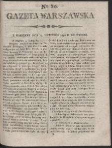 Gazeta Warszawska. R.1796 Nr 36