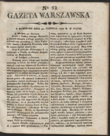 Gazeta Warszawska. R. 1797 Nr 52