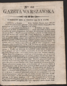 Gazeta Warszawska. R. 1797 Nr 66