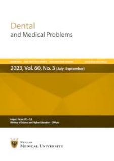 Dental and Medical Problems, 2023, Vol. 60, nr 3