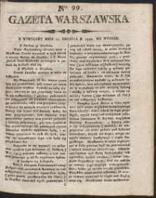 Gazeta Warszawska. R. 1797 Nr 99