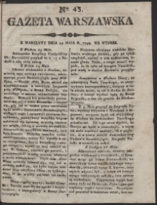 Gazeta Warszawska. R.1798 Nr 43