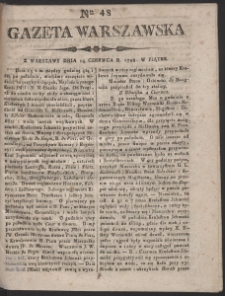Gazeta Warszawska. R.1798 Nr 48