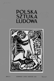 Polska Sztuka Ludowa, Rok II, czerwiec-lipiec-sierpień 1948, nr 6-8