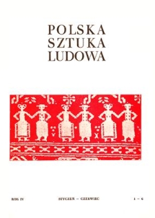 Polska Sztuka Ludowa, Rok IV, styczeń-czerwic 1950, nr 1-6