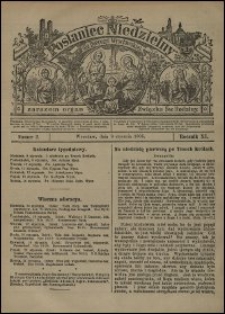 Posłaniec Niedzielny dla Dyecezyi Wrocławskiej. R. 11, 1905, nr 1