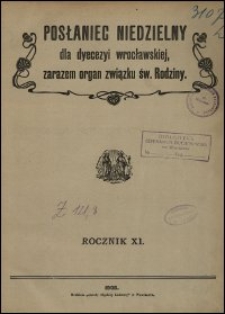 Posłaniec Niedzielny dla Dyecezyi Wrocławskiej. R. 11, 1905, nr 2