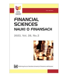 Spis treści [Financial Sciences. Nauki o Finansach, 2023, vol. 28, no. 2]