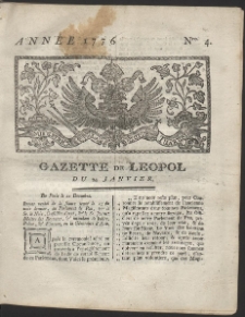 Gazette de Leopol. R. 1776 Nr 4