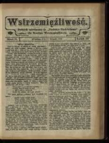 Wstrzemięźliwość : dodatek miesięczny do &bdquo;Posłańca Niedzielnego&rdquo; dla Bractwa Wstrzemięźliwości. R. 7 (1906), nr 11