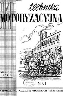 Technika Motoryzacyjna, Rok IV, maj 1954, nr 5 (27)