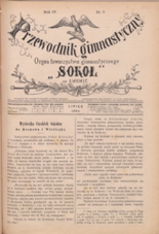 Przewodnik Gimnastyczny : organ Towarzystwa Gimnastycznego "Sokół" we Lwowie, 1885 R. 5 nr 7