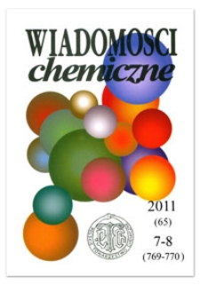 Wiadomości Chemiczne, Vol. 65, 2011, nr 7-8 (769-770)