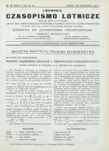 Lwowskie Czasopismo Lotnicze. R. 5, wrzesień 1937, Nr 2