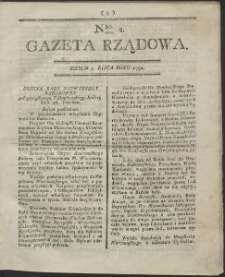 Gazeta Rządowa. R. 1794 Nr 2