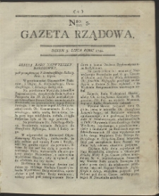 Gazeta Rządowa. R. 1794 Nr 3