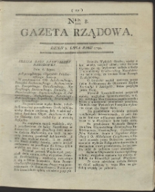 Gazeta Rządowa. R. 1794 Nr 8
