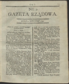 Gazeta Rządowa. R. 1794 Nr 9