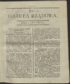Gazeta Rządowa. R. 1794 Nr 11